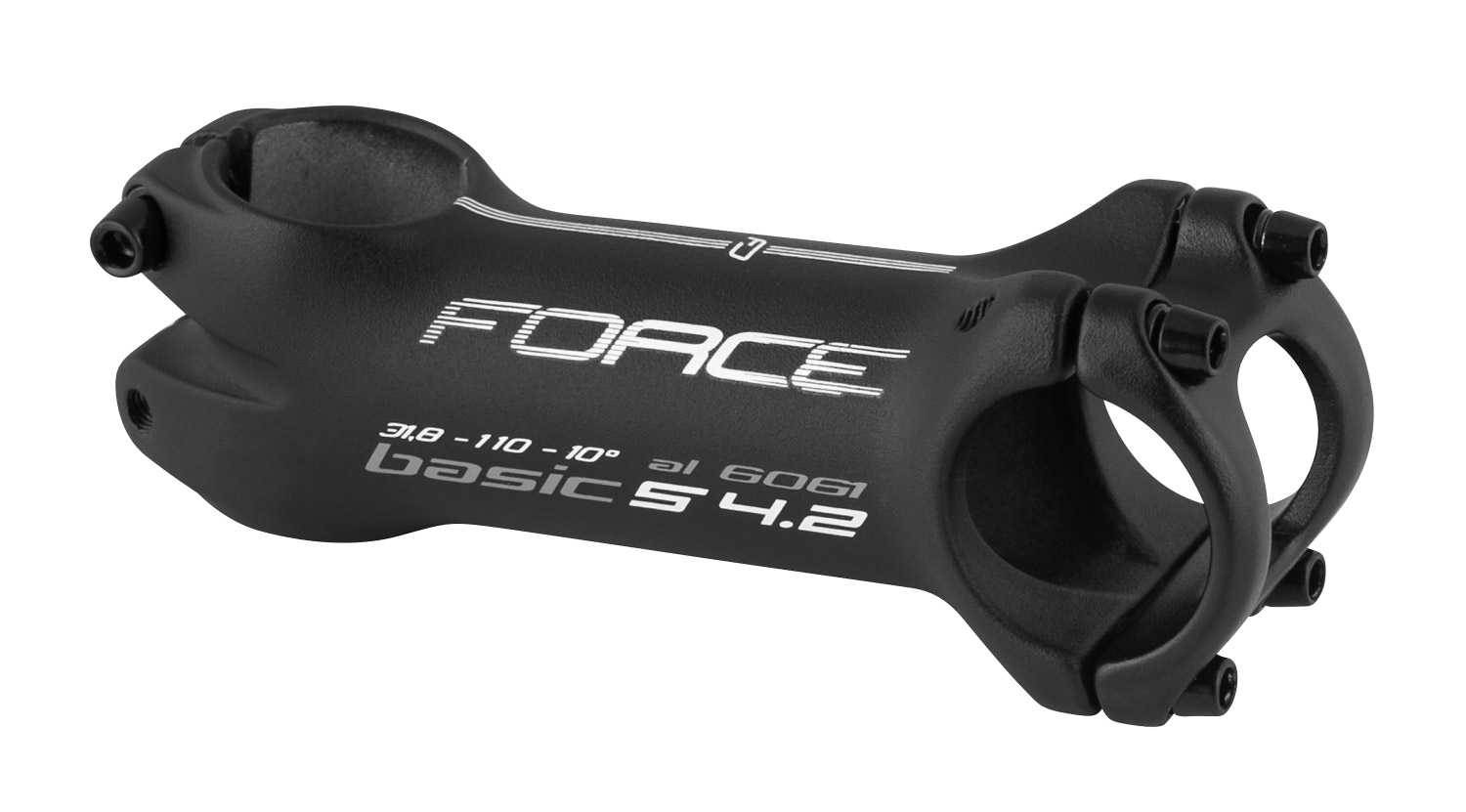 306419 představec FORCE BASIC S4.2 31,8/105mm Al, černý