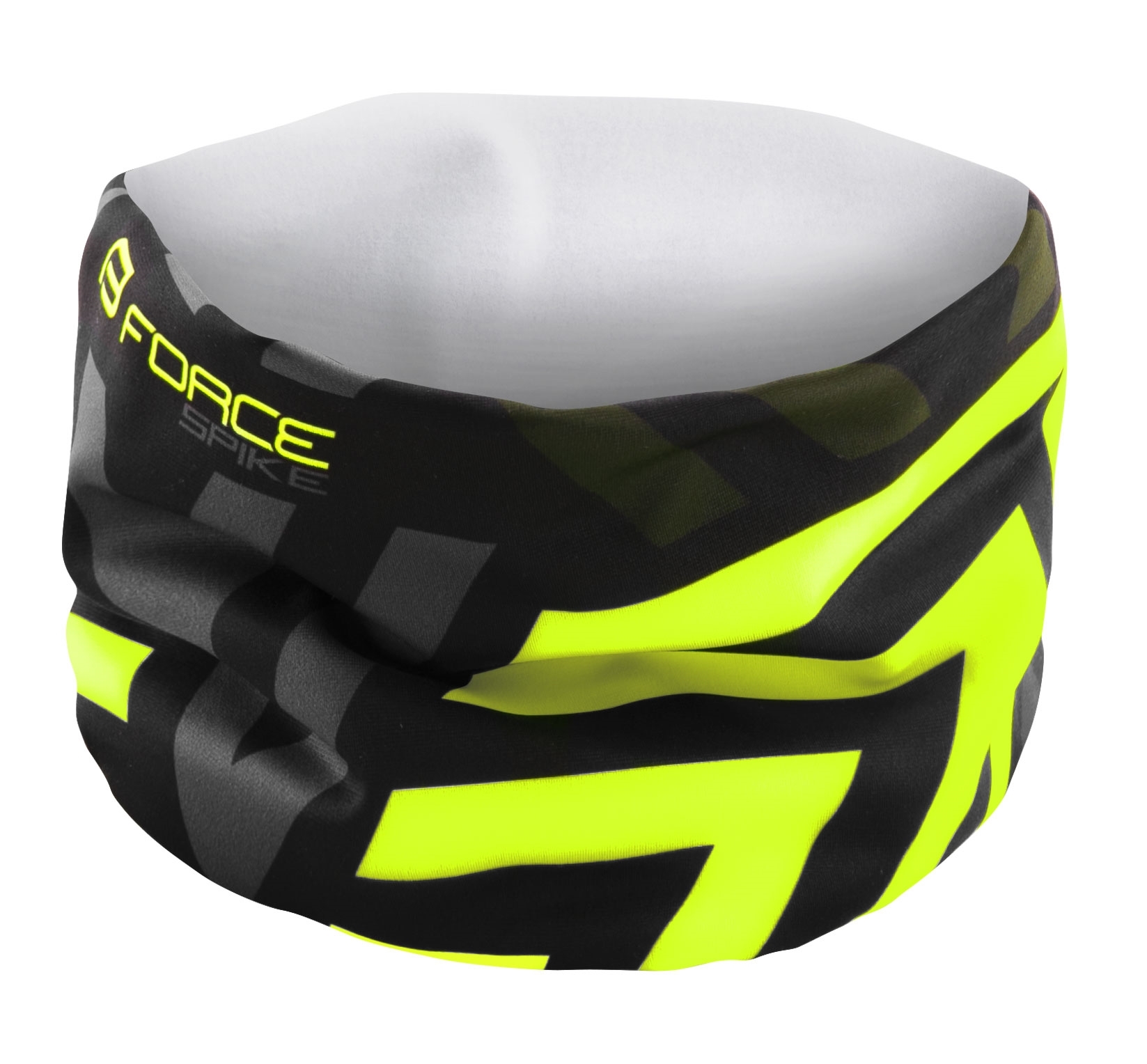 9031440 Šatka FORCE SPIKE jar/jeseň, čierno-fluo UNI