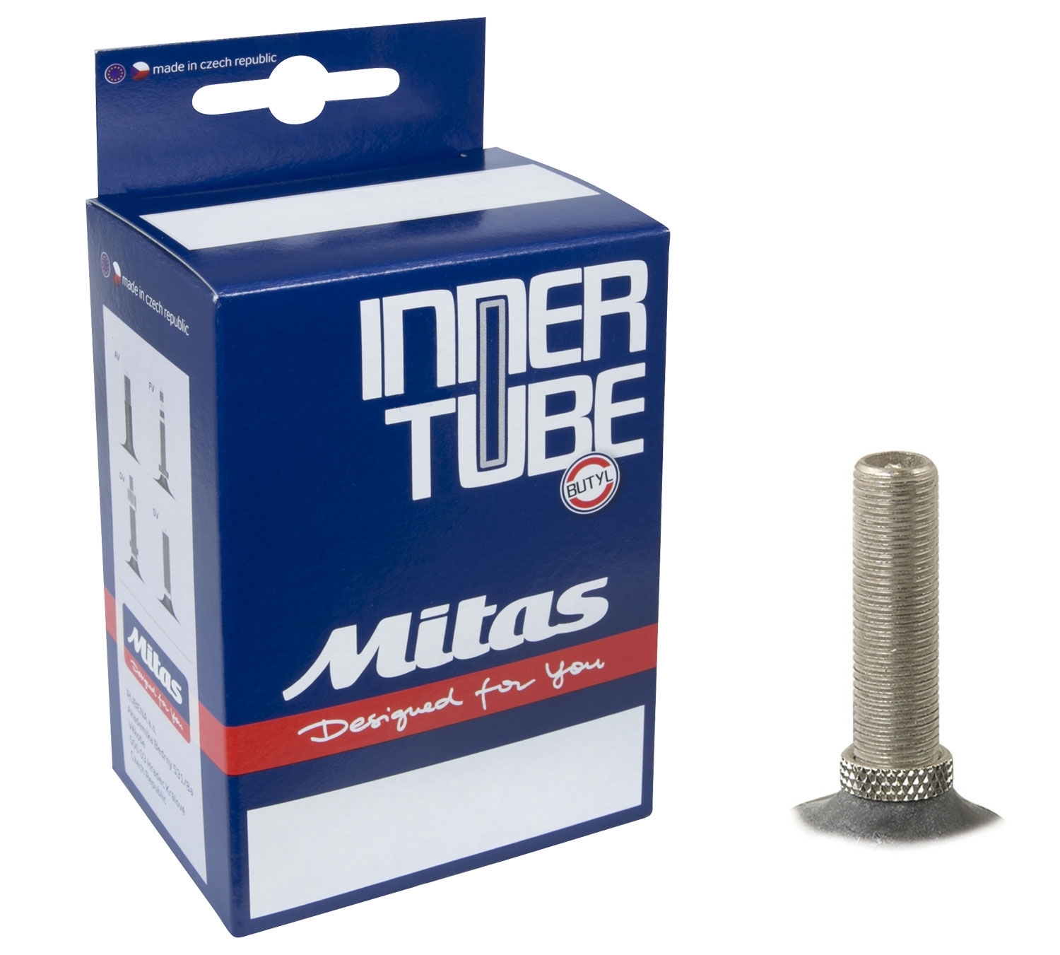 73049 Duše MITAS 2 1/4-16, auto ventilek SV40